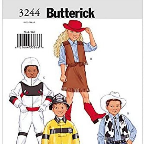 3244 Butterick Pattern - Picture 1 of 5